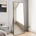 Grote moderne zwarte spiegel 180x80 cm Arsen-B Korting
