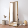 Verticale gouden spiegel 180x80 cm Rektor Aanbod
