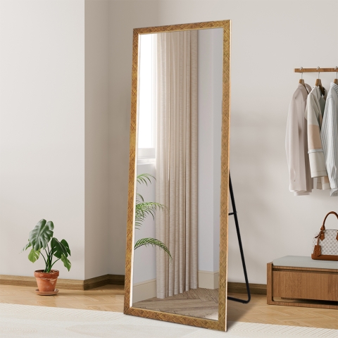 Verticale gouden spiegel 180x80 cm Rektor Aanbieding