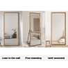 Verticale gouden spiegel 180x80 cm Rektor Kortingen