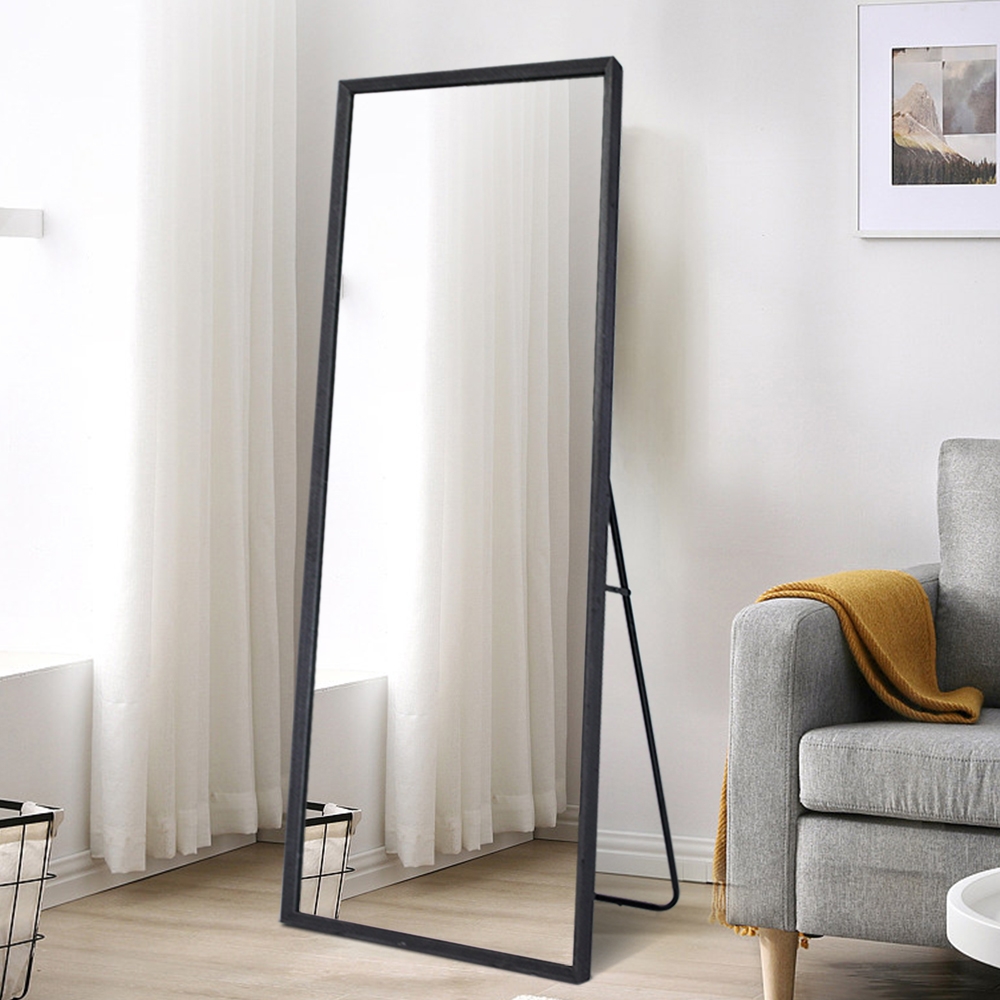 Modern design wand- of vloerspiegel 180x80 cm grijs Heima Aanbieding Modern design wand- of vloerspiegel 180x80 cm grijs Heima Aanbieding