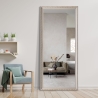 Decoratieve wand- of vloerspiegel 180x80 cm met klassieke lijst Vestur-C Korting