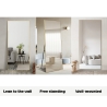 Gouden spiegel 180x80cm voor wand of vrijstaande installatie Hamstur-G Kortingen