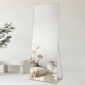 Grote zilveren spiegel 180x80 cm met installatie op de vloer of wand Hamstur-S Aanbod