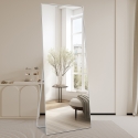 Grote zilveren spiegel 180x80 cm met installatie op de vloer of wand Hamstur-S Aanbieding