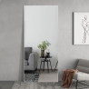 Grote zilveren spiegel 180x80 cm met installatie op de vloer of wand Hamstur-S Korting