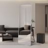 Zilveren wandspiegel 180x80 cm met vloerstandaard Arsen-S Aanbod