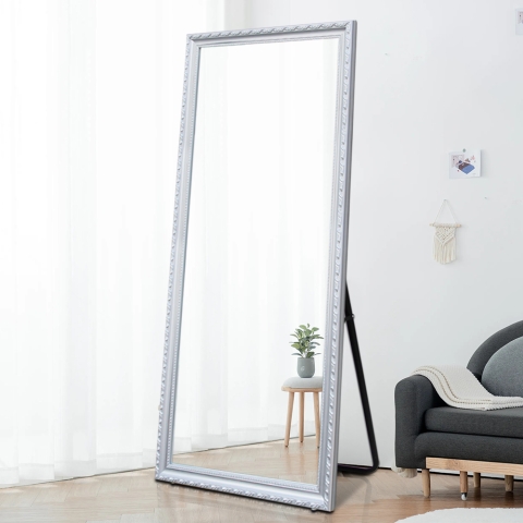 Spiegel 180x80 cm met klassiek zilveren frame Vestur-S Aanbieding