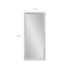 Spiegel 180x80 cm met klassiek zilveren frame Vestur-S Kortingen