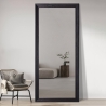 Staande spiegel met zwart frame 180x80 cm Aprikosa Kortingen