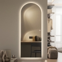 Moderne verlichte LED-wandspiegel 170x65 cm Stjarna Korting