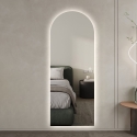 Moderne verlichte LED-wandspiegel 170x65 cm Stjarna Kortingen