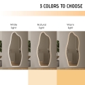 Asymmetrische moderne design wandspiegel met achtergrondverlichting 170x65 cm Kerti Catalogus