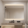 Anti-condens badkamerspiegel met LED-verlichting 90x70 cm Krona L Aanbod