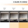 Anti-condens badkamerspiegel met LED-verlichting 90x70 cm Krona L Catalogus