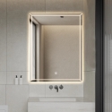 Verlichte badkamerspiegel 60x80 cm met anti-condens functie Vindur L Aanbieding