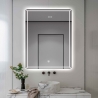Badkamerspiegel met anti-condens functie en achtergrondverlichting 70x90 cm Vindur XL Aanbieding