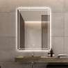 Badkamerspiegel met anti-condens functie en achtergrondverlichting 70x90 cm Vindur XL Aanbod