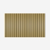 4 x houten akoestische wandpanelen met gouden effect 120x60 cm Tabb-GO Aanbod