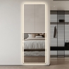 Rechthoekige LED-wandspiegel 170x65 cm met achtergrondverlichting Trefil Korting