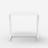 Inklapbaar ruimtebesparend bureau 80x45x75 cm wit voor kantoor Wolly B Aanbod