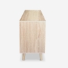 Ladekast dressoir van hout met 9 laden 120x40x72 cm Vudan Catalogus