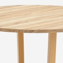 Ronde houten eettafel in modern design 120cm Zira Aanbod