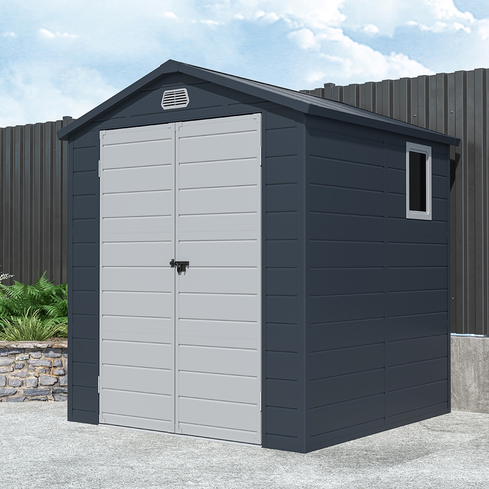 Casetta tuinhuis van polypropyleen 192x190x219cm Bracciano Aanbieding