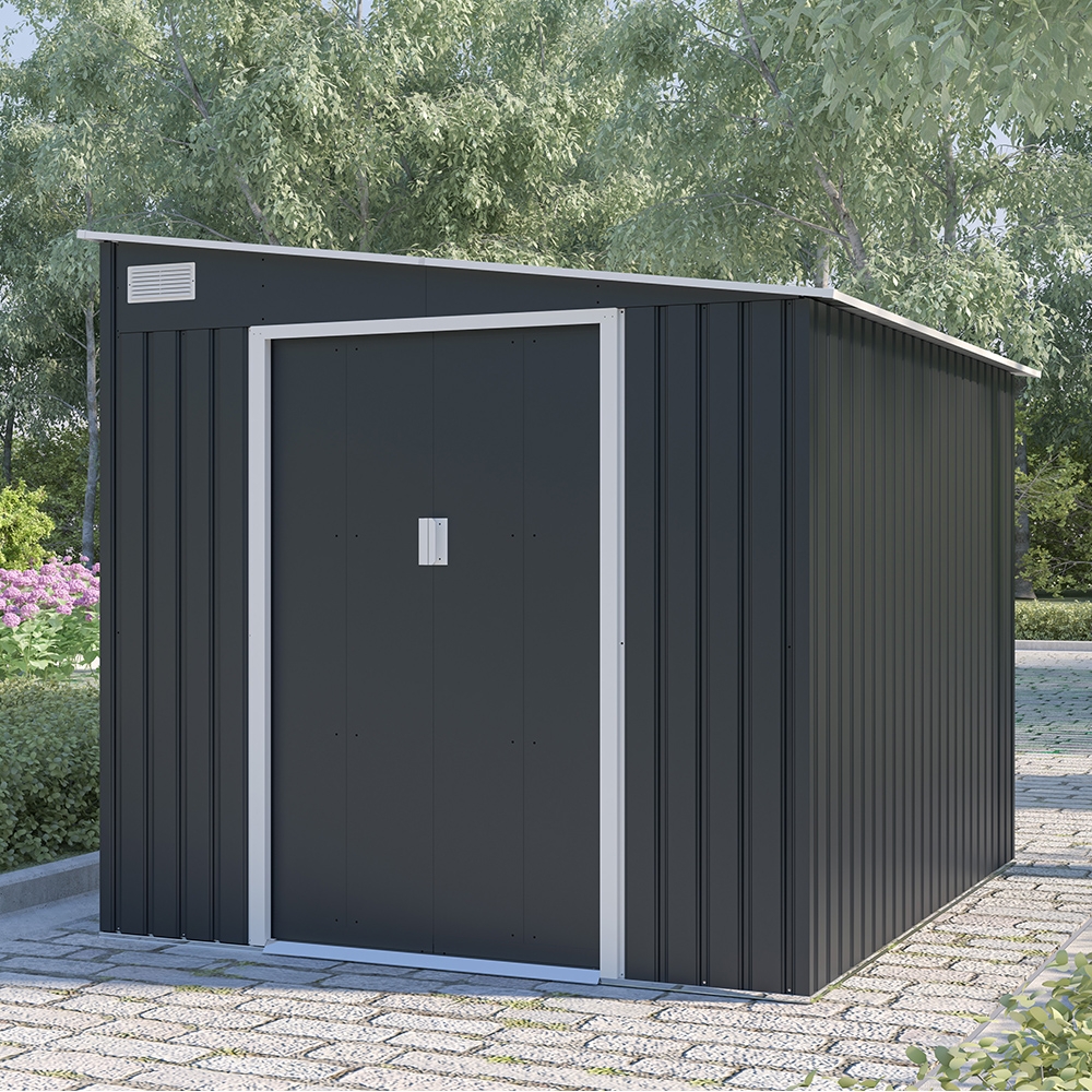 Metalen tuinhuisje voor gereedschap 214x257x193cm Ostuni Aanbieding Metalen tuinhuisje voor gereedschap 214x257x193cm Ostuni Aanbieding