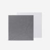Set van 8 decoratieve akoestische panelen 60x60 cm grijs Klank-GC Aanbod
