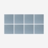 Set van 8 akoestische blauwe wandpanelen 60x60 cm Toon-A Verkoop