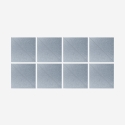 Set van 8 akoestische design wandpanelen 60x60 cm grijs Toon-G Verkoop