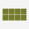 Set van 8 decoratieve groene akoestische wandpanelen 60x60 cm Toon-V Verkoop