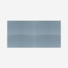 Set van 8 akoestische design panelen 60x60 cm blauw Zarbi-A Korting