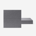 Set van 8 akoestische design wandpanelen 60x60 cm grijs Zarbi-GC Aanbieding