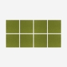 Set van 8 groene akoestische design wandpanelen 60x60 cm Zarbi-V  Verkoop