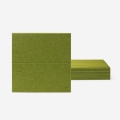 Set van 8 groene akoestische design wandpanelen 60x60 cm Zarbi-V  Aanbieding