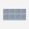 Set van 8 decoratieve akoestische grijze wandpanelen 60x60 cm Didi-G Korting