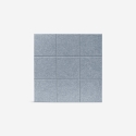 Set van 8 decoratieve akoestische grijze wandpanelen 60x60 cm Didi-G Kortingen