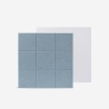 Set van 8 decoratieve akoestische wandpanelen blauw 60x60 cm Didi-A Aanbod