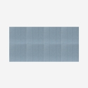 Set van 8 decoratieve akoestische wandpanelen blauw 60x60 cm Didi-A Korting