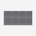 Set van 8 decoratieve grijze akoestische wandpanelen 60x60 cm Didi-GC Korting