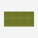 Set van 8 groene akoestische wandpanelen 60x60 cm Didi-V Korting