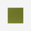 Set van 8 groene akoestische wandpanelen 60x60 cm Didi-V Kortingen