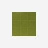 Set van 8 groene akoestische wandpanelen 60x60 cm Didi-V Kortingen