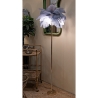 Vloerlamp met veren kap en 3 lichtpunten h160cm Palm L Kosten