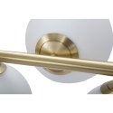 Moderne hanglamp in goud met witte glazen bollen Glamy 7 Korting