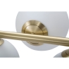 Moderne hanglamp in goud met witte glazen bollen Glamy 7 Korting