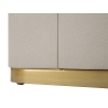 Elegante nachtkastje met 2 lades en gouden details 60x40cm Lullaby Model