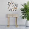 Inkomhal console met 2 lades en gouden poten 70x40cm Beauty Verkoop